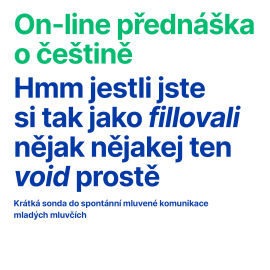 On-line přednáška o češtině: 