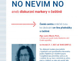 Online přednáška o češtině: No nevim no aneb diskurzní markery v češtině