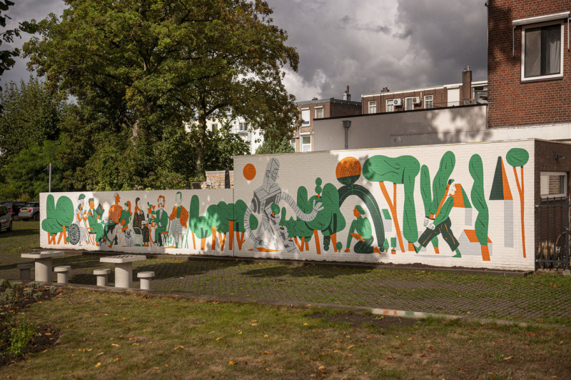 Mural / Czech Centres - Prague