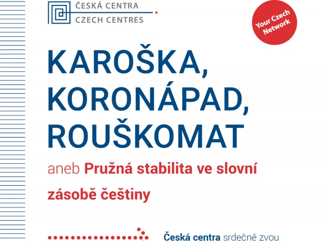 #1 Karoška, koronápad, rouškomat aneb Pružná stabilita ve slovní zásobě češtiny.