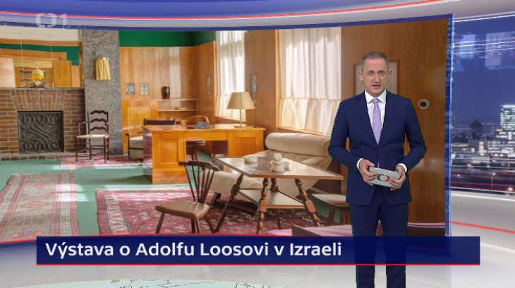 ČT1: Výstava o Adolfu Loosovi v Izraeli