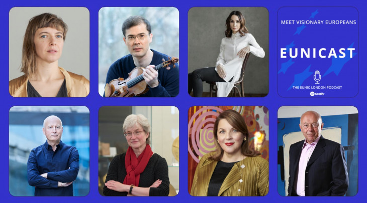 Podcastová série EUNIC Londýn — EUNICAST: Inspirativní hlasy Evropy