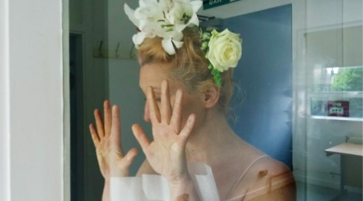 Ophelia in Exile: still from moving image work, Tereza Stehliková, 2021