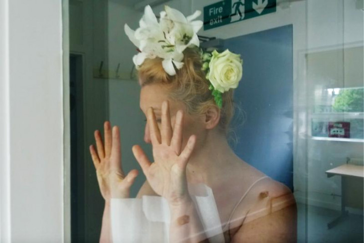 Ophelia in Exile: still from moving image work, Tereza Stehliková, 2021