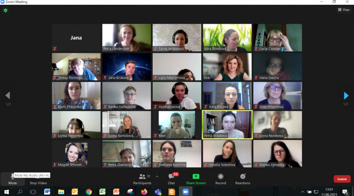 Online Metodické sympozium pro lektory češtiny ÚJOP – Česká centra