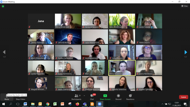 Online Metodické sympozium pro lektory češtiny ÚJOP – Česká centra
