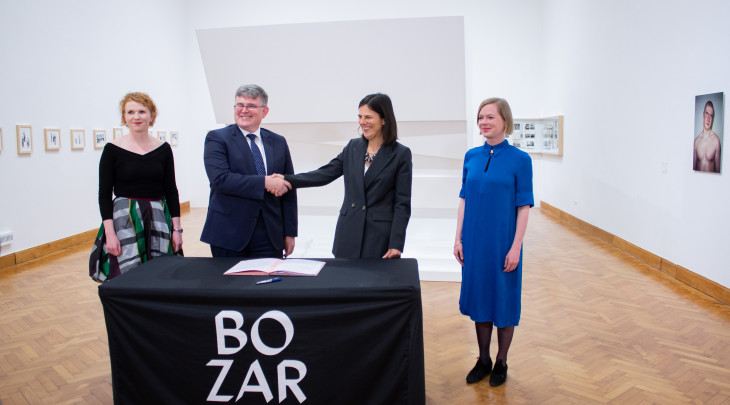 Podpis memoranda s Bozar © ČC Brusel