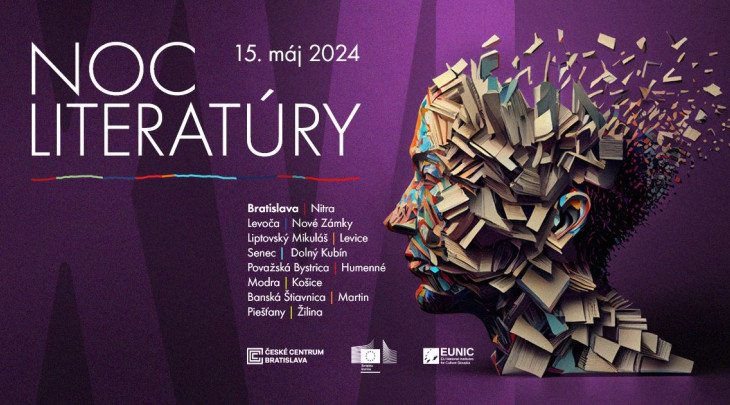 16. ročník mezinárodního festivalu Noc literatury zaplní ulice Bratislavy a dalších 14 slovenských měst