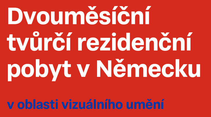 Dvouměsíční tvůrčí rezidenční pobyt v oblasti vizuálního umění v Německu