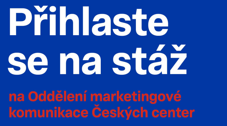Hledáme stážistu/ku na Oddělení marketingové komunikace