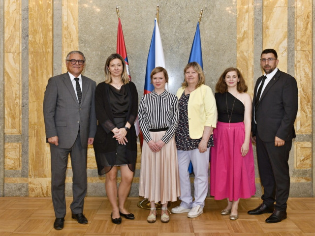 Tomáš Kuchta, Nataša Čeran, Jitka Pánek Jurková, Dagmar Tyšerová, Lucie Orbók, Mateja Čajić © Josef Brož