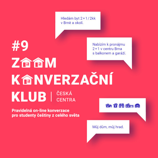 #9 ZOOM Konverzační klub: JAK BYDLÍ ČEŠI aneb Taky máte v obýváku palmu?