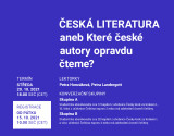 #16 Zoom KONVERZAČNÍ KLUB „CESTY PO ČESKU: ČESKÁ LITERATURA aneb Které české autory opravdu čteme?“