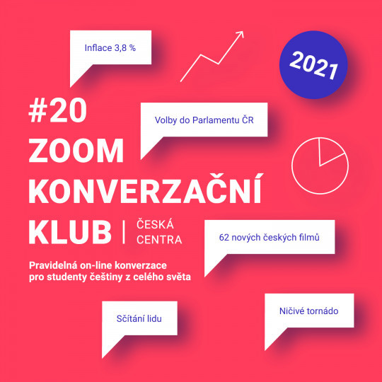 JUBILEJNÍ #20 Zoom konverzační klub „Rok 2021 v kostce aneb Co se minulý rok stalo v ČR“