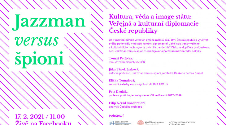 Debata k podcastu Jazzman vs. špioni proběhne za účasti ministra zahraničních věcí ČR