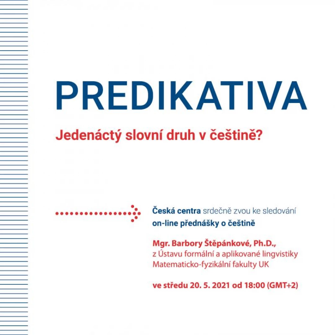 Predikativa - jedenáctý slovní druh v češtině?