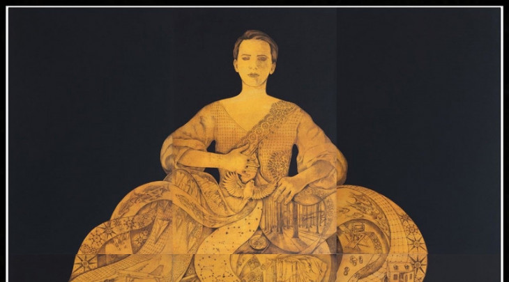 Mila Fürstová: All the Rivers That Flow Through Me, Etching, 180 x 180 cm, Edition: 25, 2018, photo: Quintin Lake