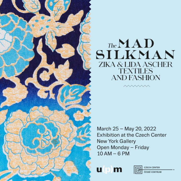 Výstava Šílený hedvábník. Zika & Lída Ascherovi: Textil a móda Výstava Šílený hedvábník. Zika & Lída Ascherovi: Textil a móda